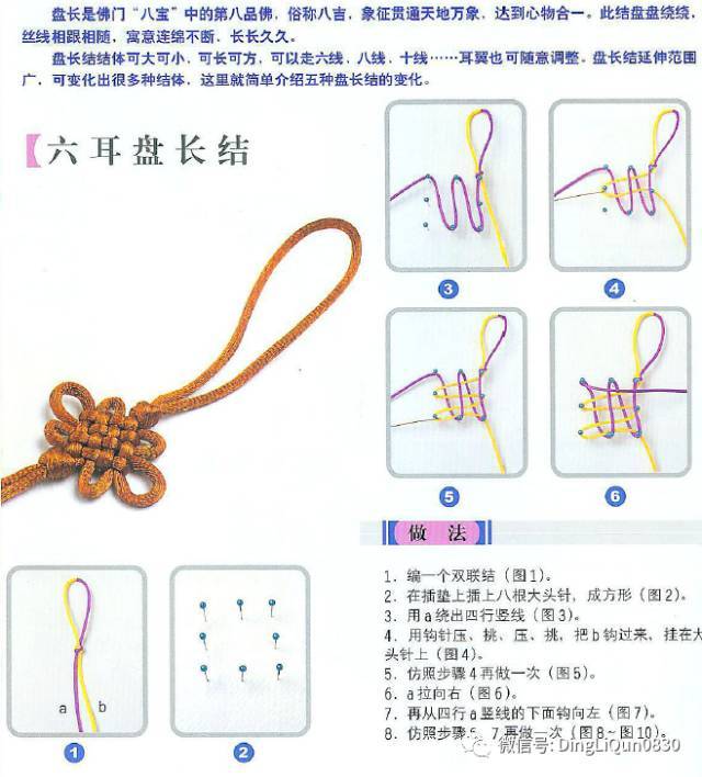 【中国结艺】92种常用的中国结的编法(附详细流程图)