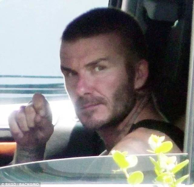 david beckham|小贝回归寸头发型 驱车健身展现十足男人味