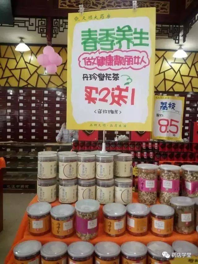 药店52个实用花茶的配方,做法,功效,用途,陈列!