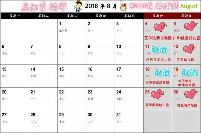 【宝妈探园】2018年宝妈探园最新进度通报:因幼儿园八月放假,取