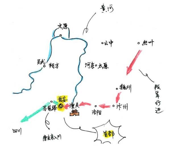 但是传位到了唐玄宗 渐渐失了进取心,尤其到了晚年 他任用奸臣比如