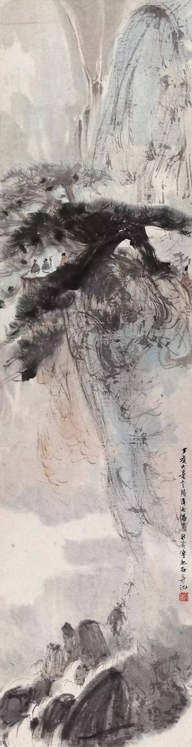 傅抱石国画作品欣赏