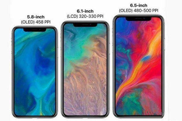 5英寸的巨屏iphone x,这三款手机的定位各不相同,但均采用了iphone x