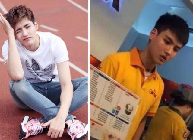 吴亦凡与路人撞脸,首先来看看吴亦凡,他天生拥有痞痞的帅气,自带的