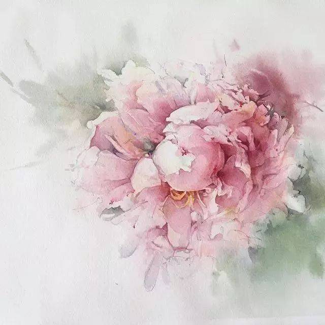 细腻的水彩画,全绽放在她的丁香下太原画笔园楼能交房通知书图片