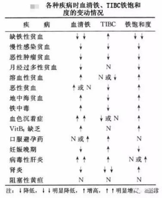 5,血清总铁结合力