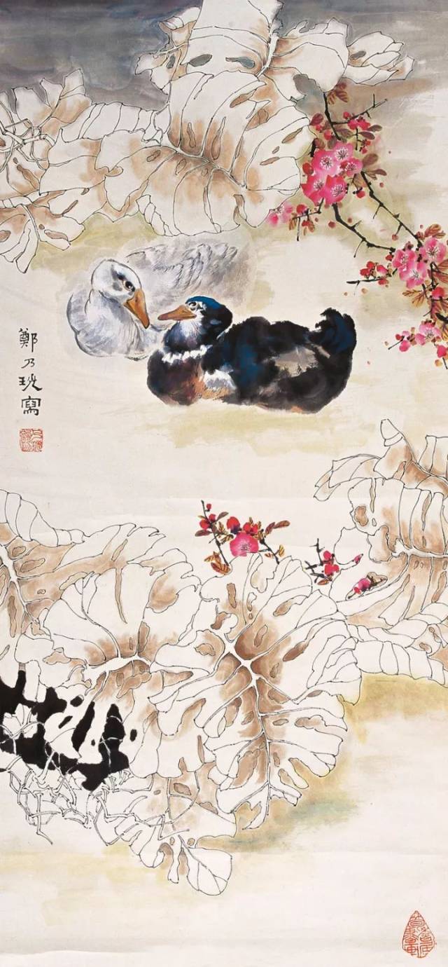 学习素材|郑乃珖花鸟画大全(180幅大图)