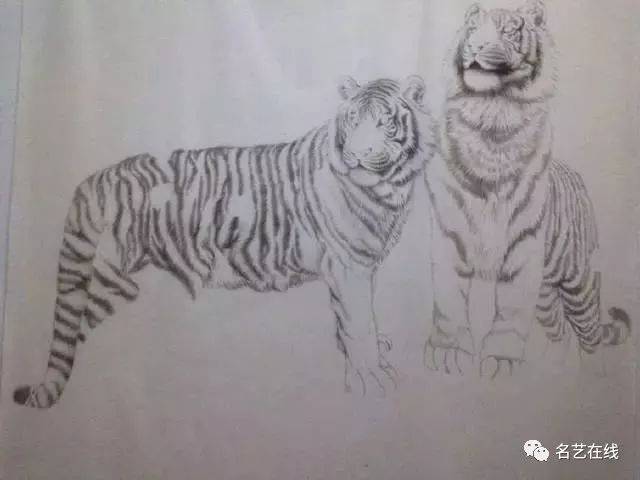 墨稿不是一步到位,又浅至深,慢慢深入,不要着急.