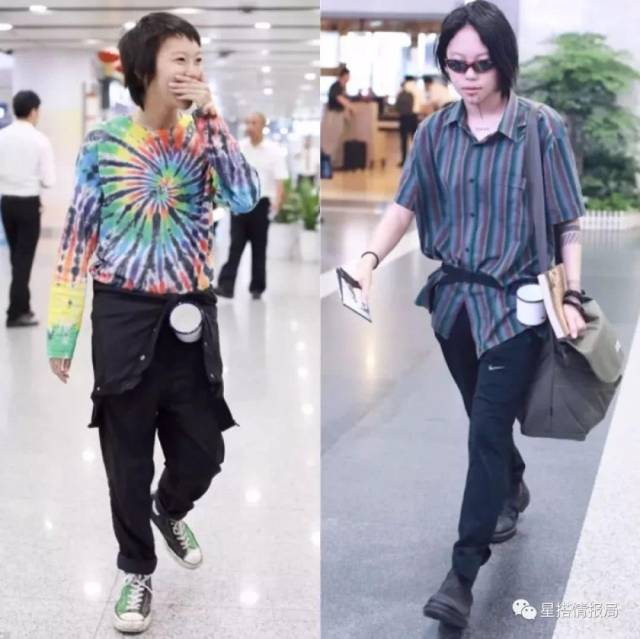 窦靖童别个搪瓷缸子的穿搭功力,是得了王菲真传?
