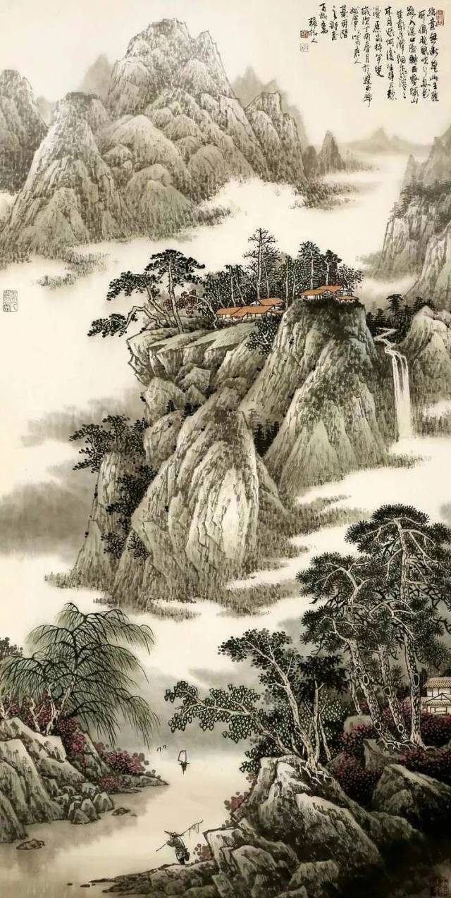 书画家专栏│黑山著名画家张树人系列作品
