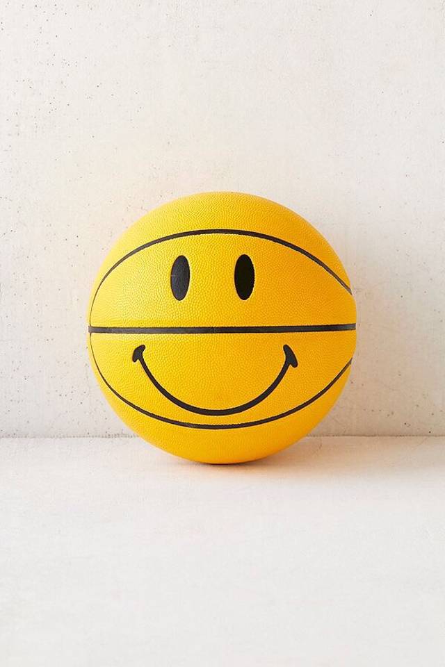 smiley basketball限定版笑脸篮球,治愈不欢乐