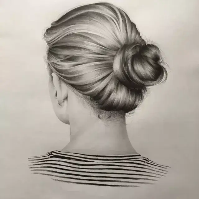 绘画教程 | 头发的画法,这样画头发才逼真又好看!