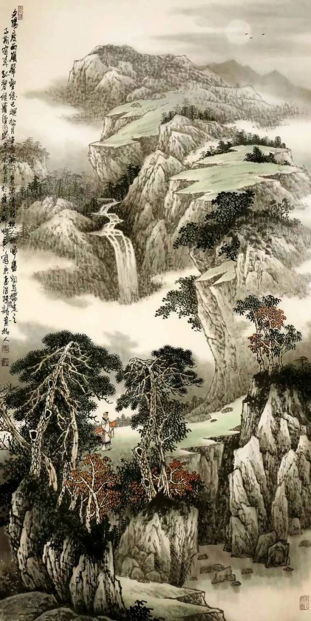 书画家专栏│黑山著名画家张树人系列作品