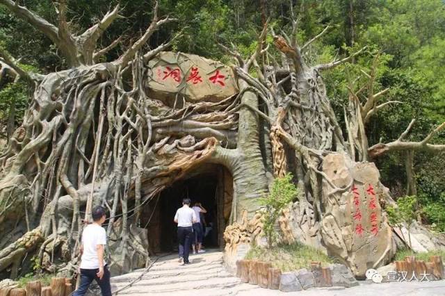 8月28日,相约巴山大峡谷,如梦似幻的大象洞 犹如仙境