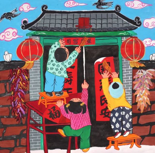 【头条报道】中国农民画的充实美,风格美,意境美