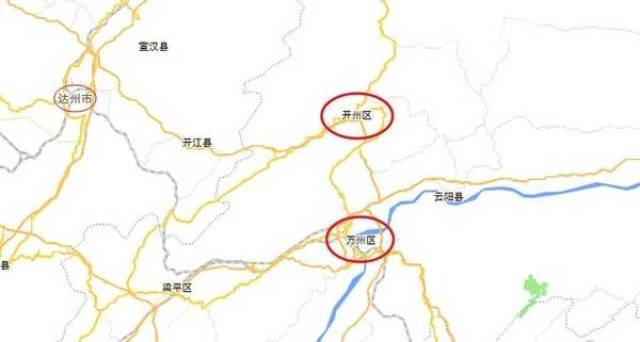 重庆市下辖有38个区县,其中有两个名字带"州"的区县,它们就是紧密图片