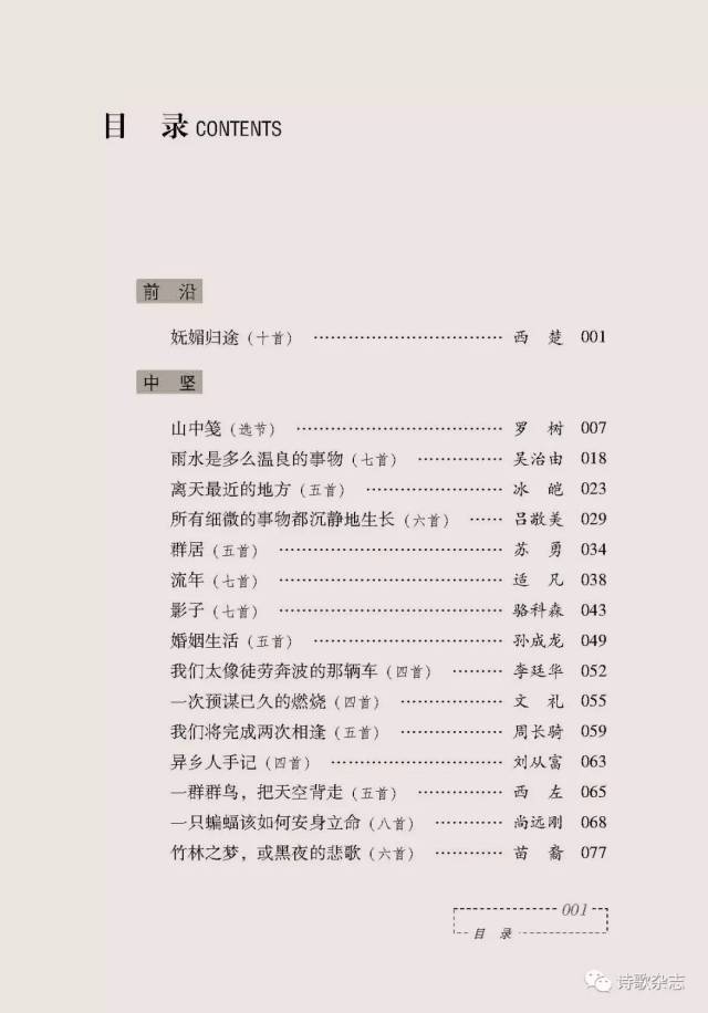 目录:《21世纪贵州诗歌档案》