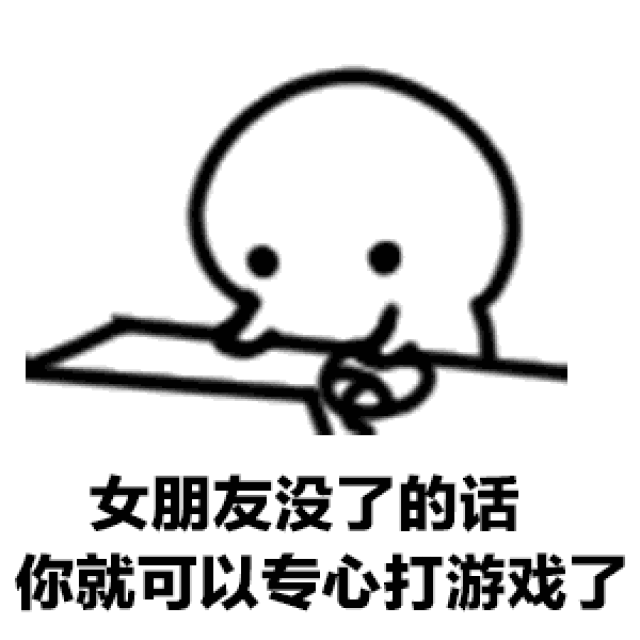 当男朋友整天打游戏不理你时怎么办表情包