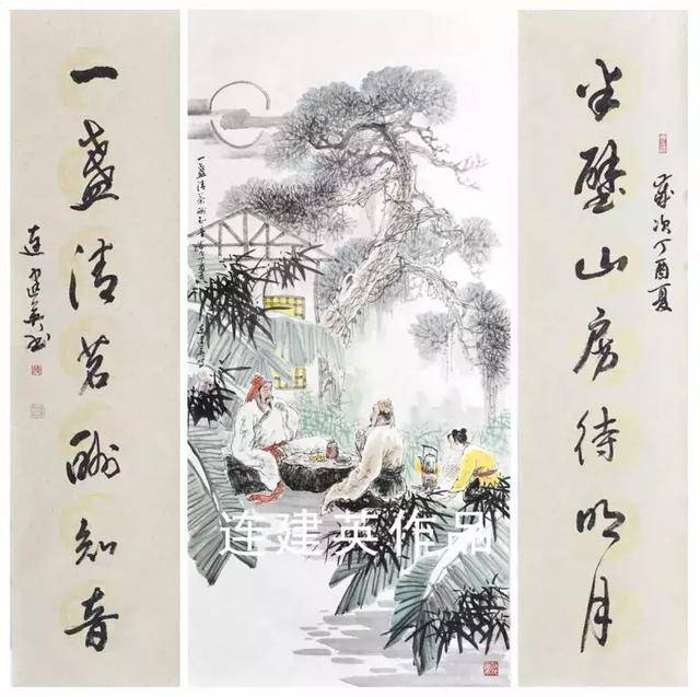 当代书画名家连建英画作欣赏丨华商君友会