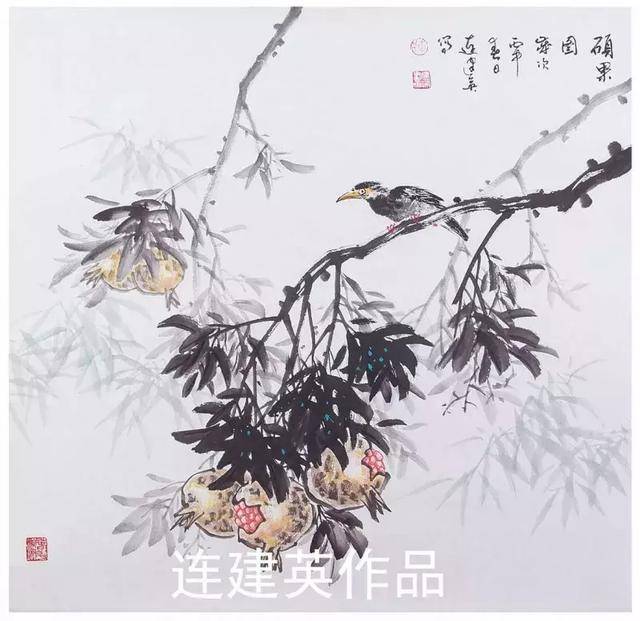 当代书画名家连建英画作欣赏丨华商君友会