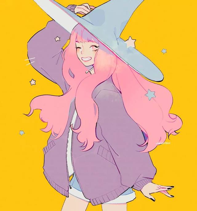 插画美学丨vacuumchan