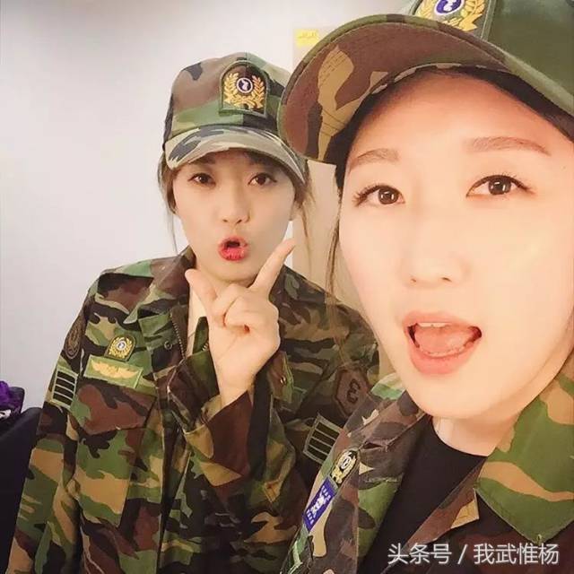 实拍韩国女兵真实照片:网友吐槽韩国女兵长相相似