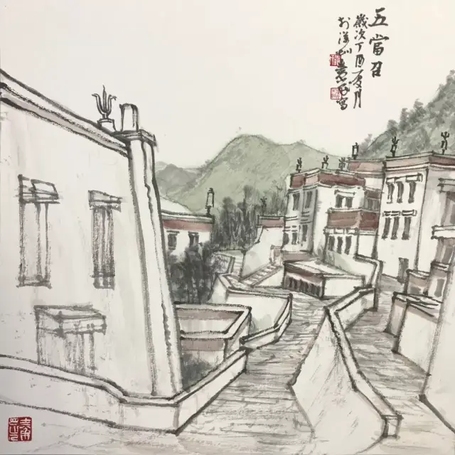 五当召   38x38cm