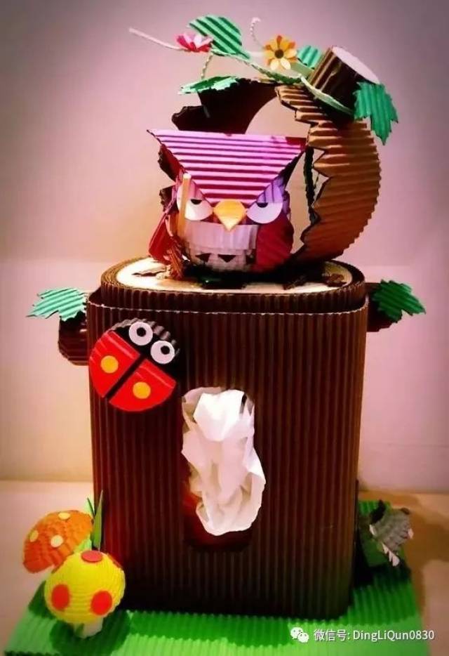 【瓦楞纸作品】精美的瓦楞纸卷纸艺术作品欣赏