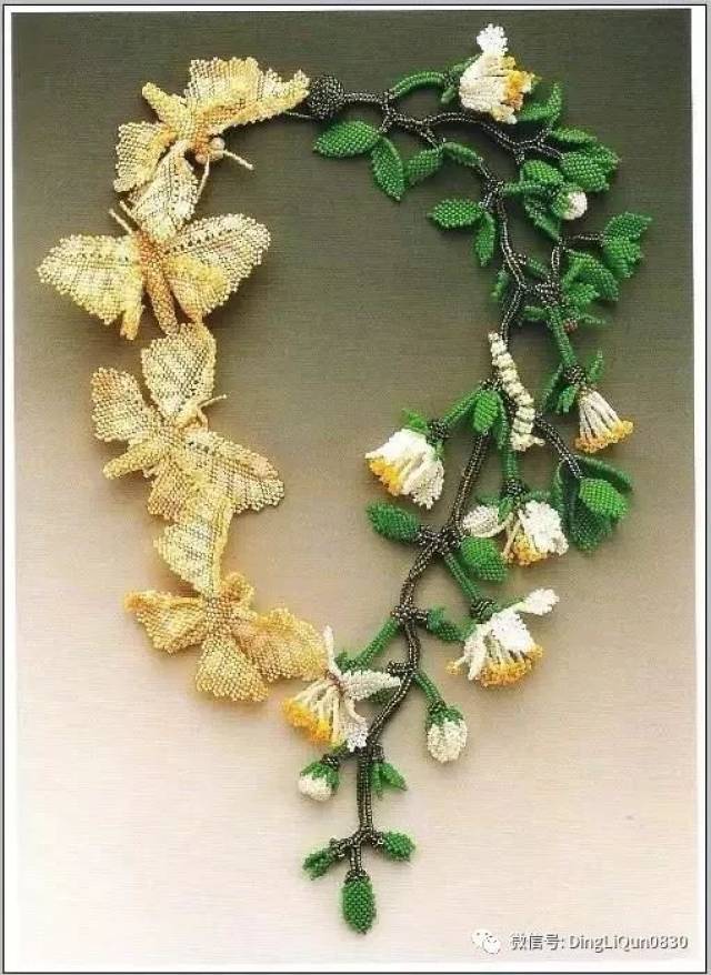 【串珠作品】米珠饰品,串珠盆景花等制作及作品欣赏