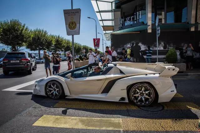 一枚白色毒药 兰博基尼veneno roadster