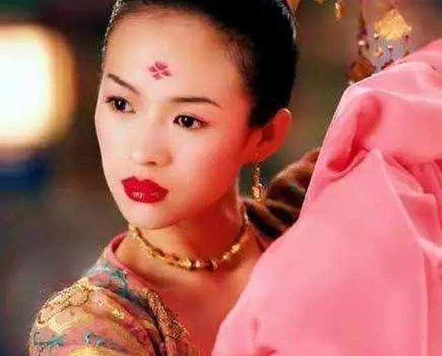 章子怡很好看的古装扮相.花钿太美了