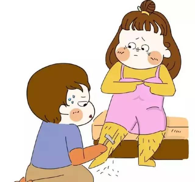 女生腿毛,小胡子多,是怎样一种体验?
