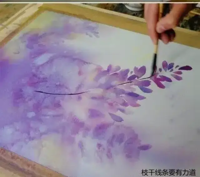 绘画教程 | 唯美梦幻花卉水彩画法,详细步骤图