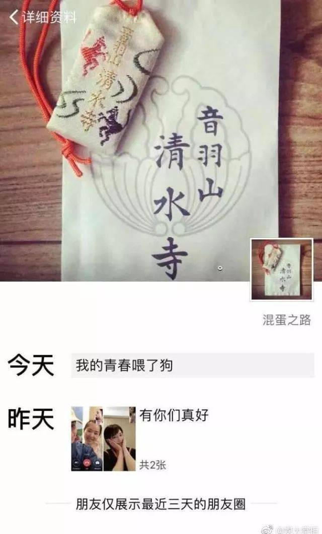 "我的青春喂了狗"