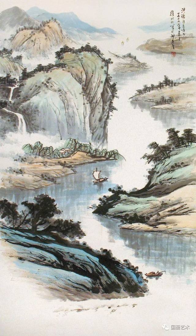 现当代名家:徐北汀山水作品欣赏