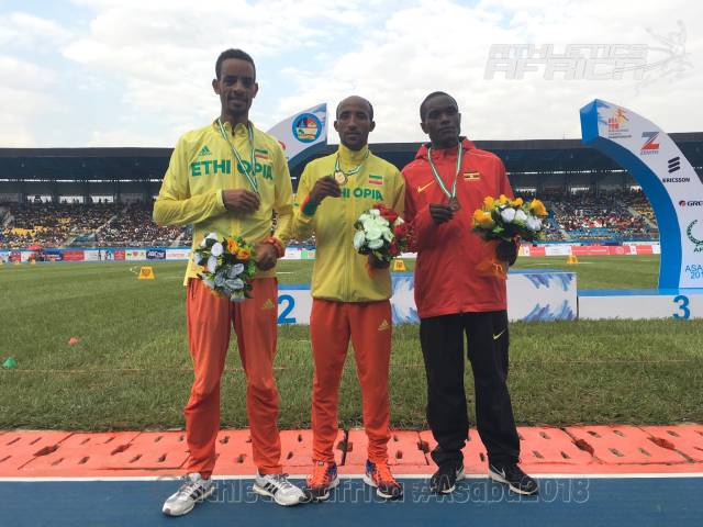 非洲田径锦标赛第一日战报:伊美尔一万米夺冠