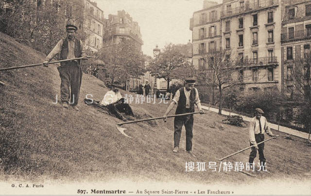老照片,1900年的法国和满清时期的中国,那时两地的差距真大啊