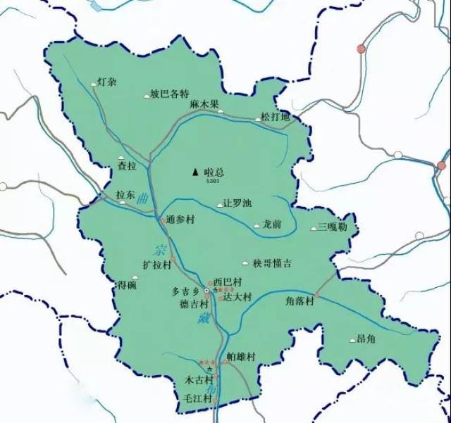 多吉乡地图