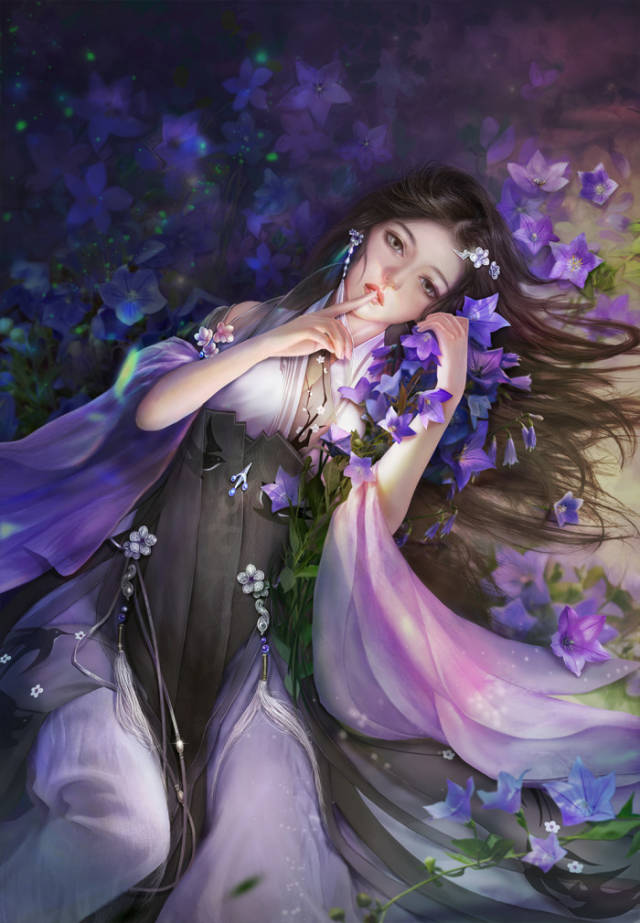 二次元古风长发美人特辑