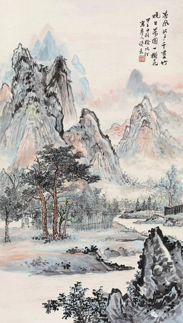 现当代名家:徐北汀山水作品欣赏