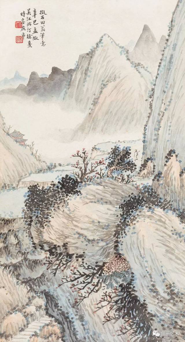 现当代名家:徐北汀山水作品欣赏