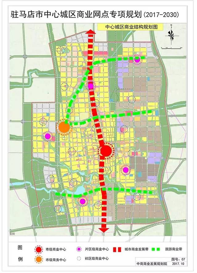 中心城区标准化菜市场规划布局图 今后的驻马店不仅多了