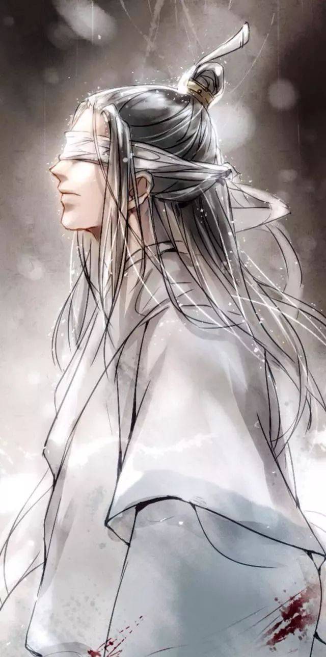 魔道祖师壁纸插画更图:君不见陌上花开落几度,燕影疏斜去又还