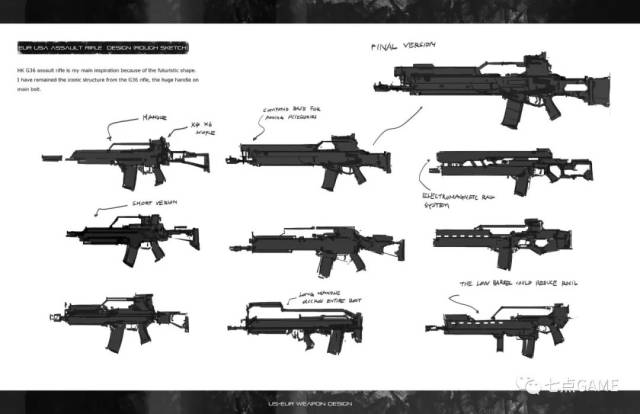 枪械设计 | 一组专业.细致的参考分享-7.game