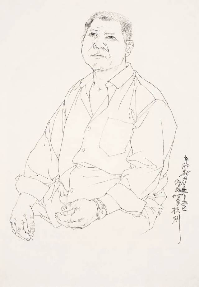 南山读画 | 《徐默线描人物写生》:人物画造型的第一课