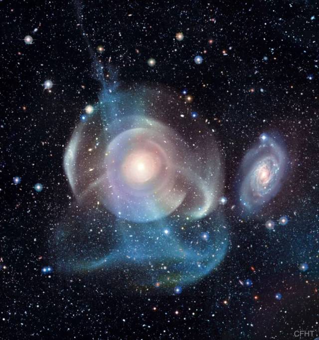 星系ngc 474:壳层结构和星流