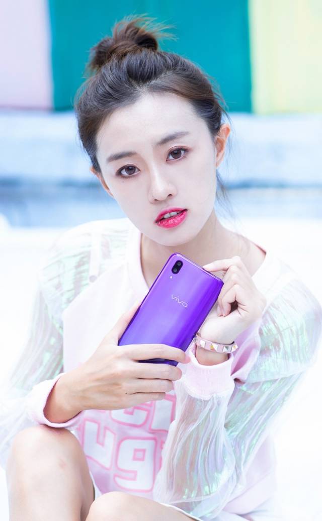 小姐姐的潮物 vivo x21魅夜紫图赏