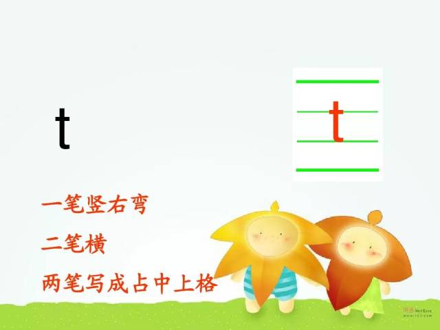 微课程:汉语拼音第六课 声母t 学习