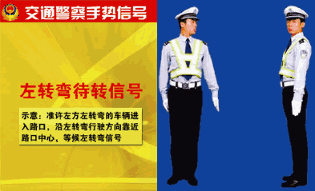 掌握正确的方法,快速记忆常见的八种交警手势!