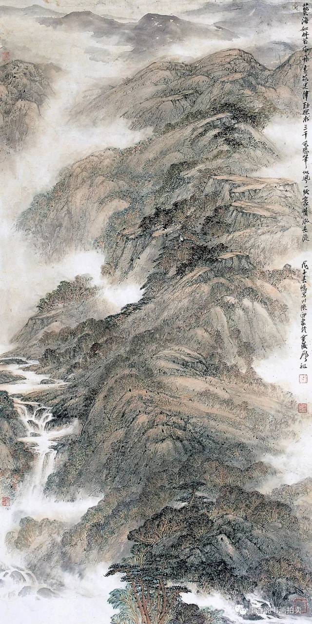 随时随地学国画|王飞飞《芥子园画谱之青山绿水》高清